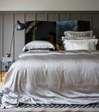 Gingerlily silk king duvet cover with button fastening, 225cm x 220cm, UK version