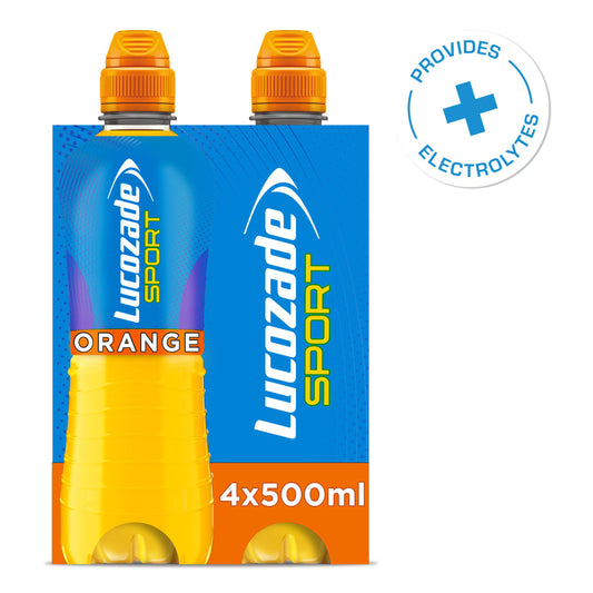 Lucozade Sport Drink Orange 4x500ml All Sainsburys   