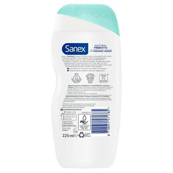 Sanex Shower Gel Agave Calming 225Ml GOODS Superdrug   