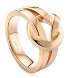 Boodles rose gold knot ring (British brand)