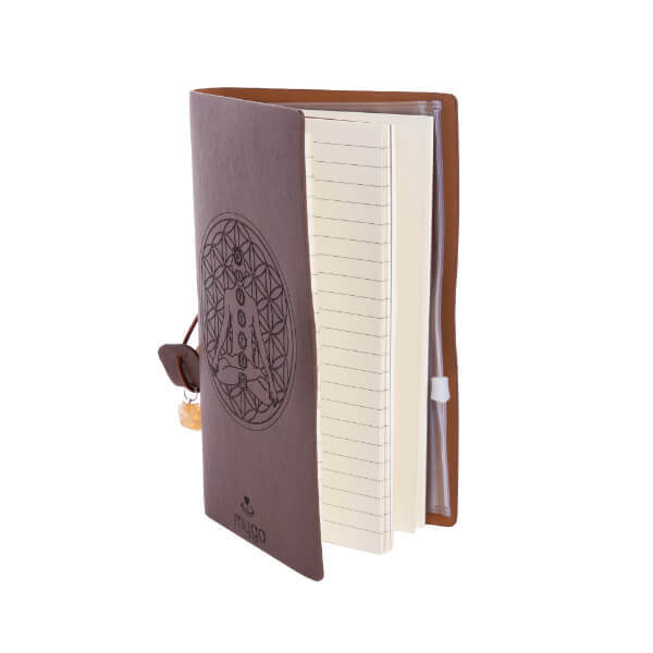 Myga Notebook Meditation Chakra Red hardcover UK version