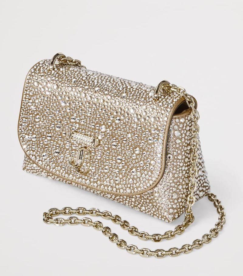 Jimmy Choo Curve cross-body bag with crystal embellishments, UK version