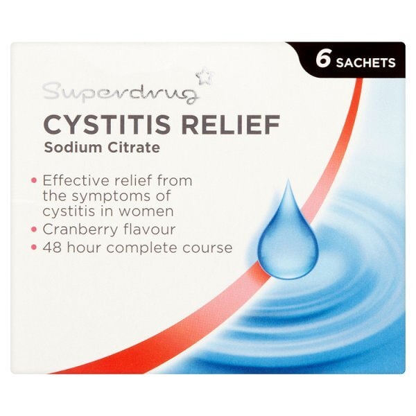 Superdrug Cystitis Relief Sachets X 6