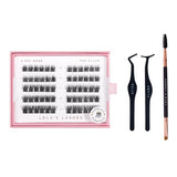 Lola's Lashes Soft Wisp Starter Kit pre-glued lashes, imported from the UK