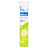 Sainsbury's Bones Vitamin D 25µg Effervescent Lemon & Lime Flavour 20 One a Day bone & joint care Sainsburys   