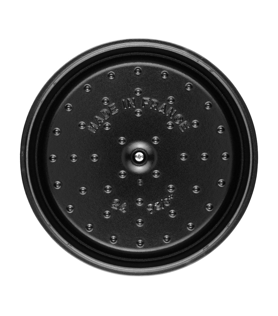 Staub 24cm round cocotte cast iron pot - British product