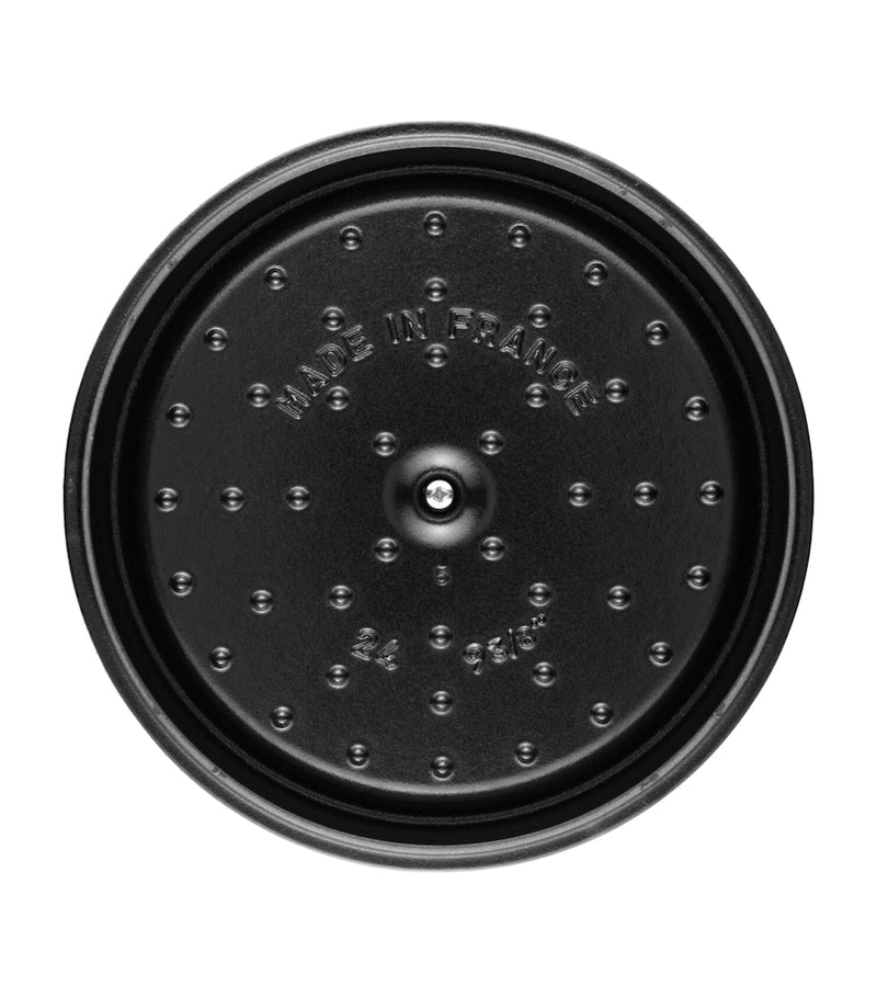 Staub 24cm round cocotte cast iron pot - British product