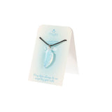Myga angel wing pendant opalite, imported from the UK