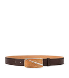 Ralph Lauren calfskin belt with wood buckle - British product
