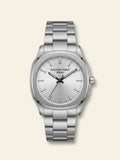 Cartier Santos Large Model steel watch 0.64ct diamond, imported from the UK