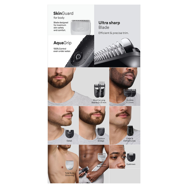 Braun All-in-One Grooming Kit Series 5, grey - British brand