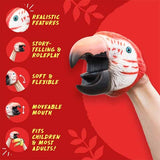 Wild Thingz hand puppet Red Macaw - British product