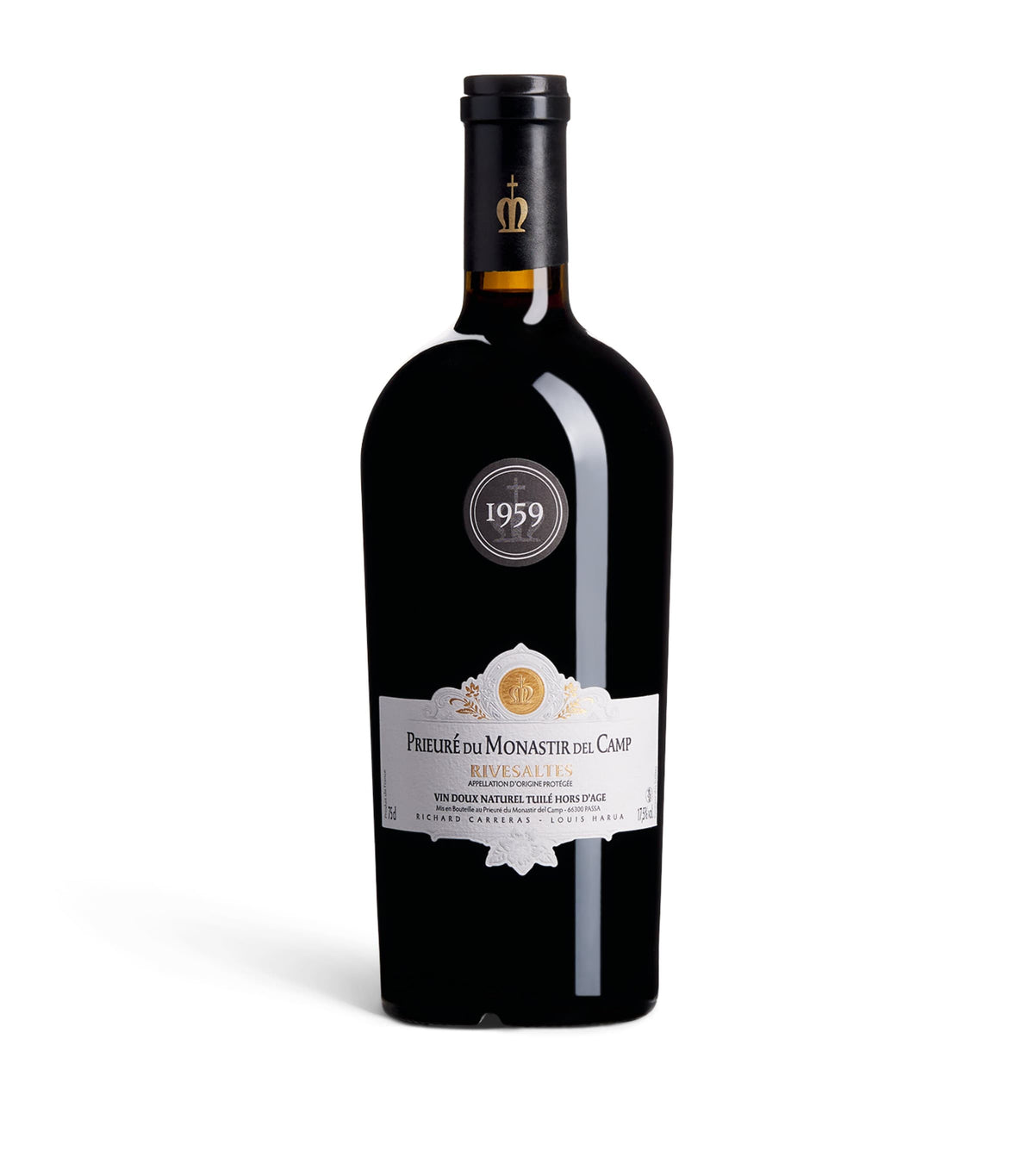 Monastir del Camp Rivesaltes fortified wine 1959 vintage 75cl, imported from the UK
