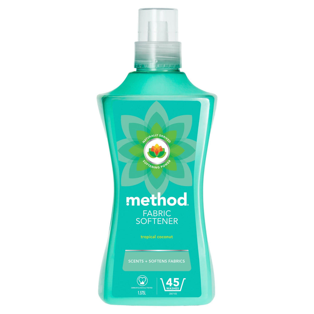 Method Fabric Softener, Tropical Coconut, 45 Wash, 1.575L