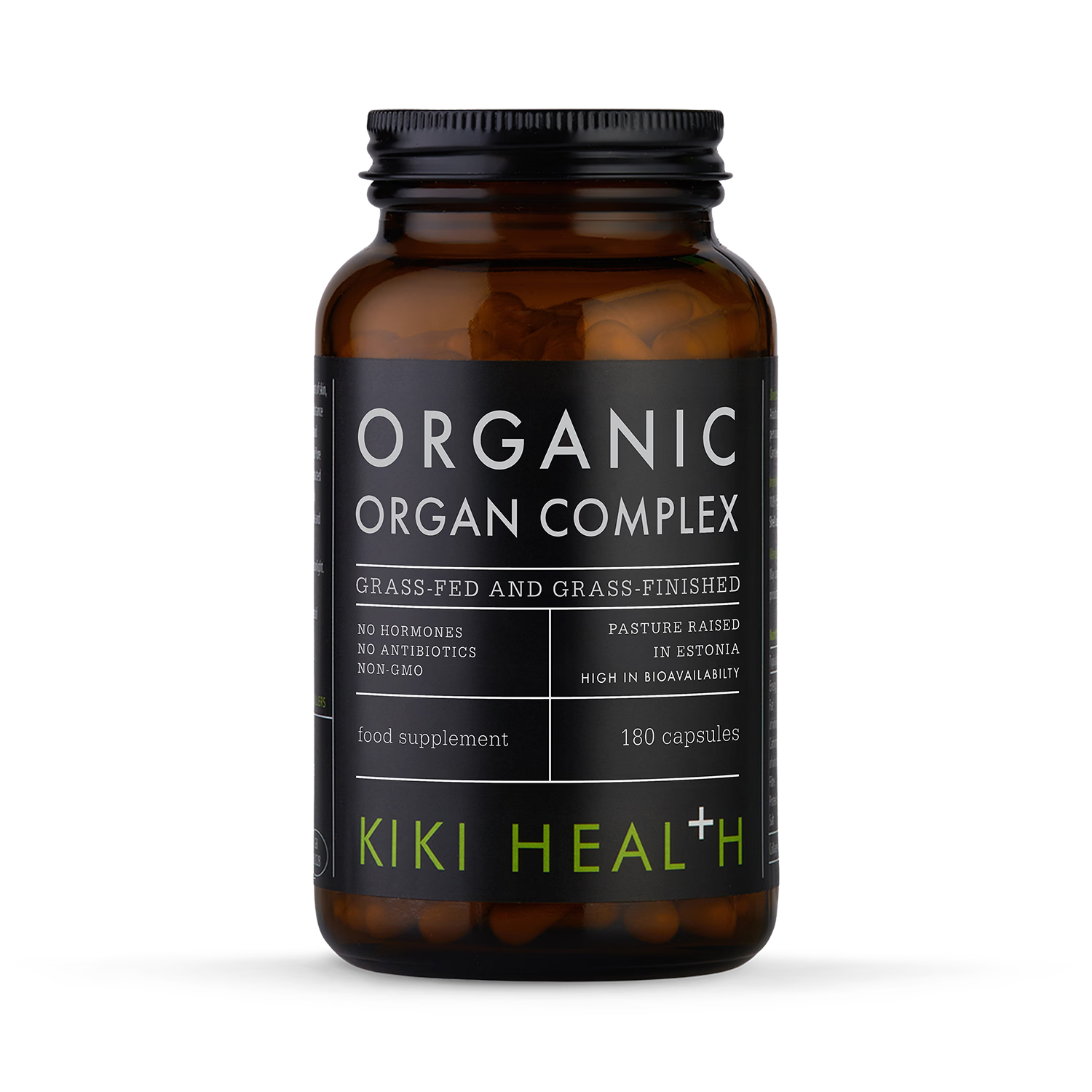 KIKI Health organic beef organ complex 180 vegicaps (British brand)