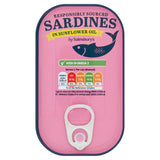 Sainsbury's Sardines in Sunflower Oil 120g (90g*) Fish Sainsburys   