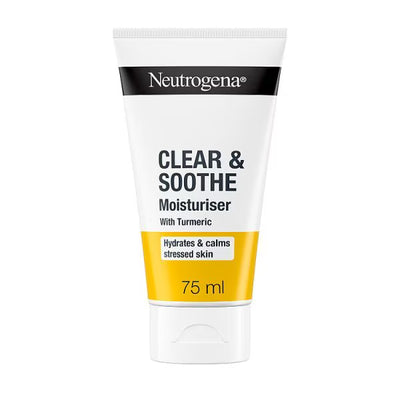 Superdrug Neutrogena Clear and Soothe Moisturiser Ansikt 75ml- Kjøp online hos McGrocer
