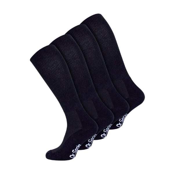 Dr.Socks bamboo knee high diabetic socks 4-pack, imported from the UK