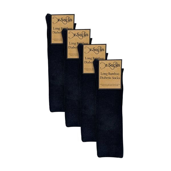 Dr.Socks bamboo knee high diabetic socks 4-pack, imported from the UK
