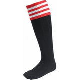 Euro Kids Stripe Detail Football Socks (3-6) GOODS Superdrug Black/Red  