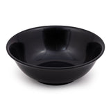 Black melamine noodle bowl, 8 inch size, UK version
