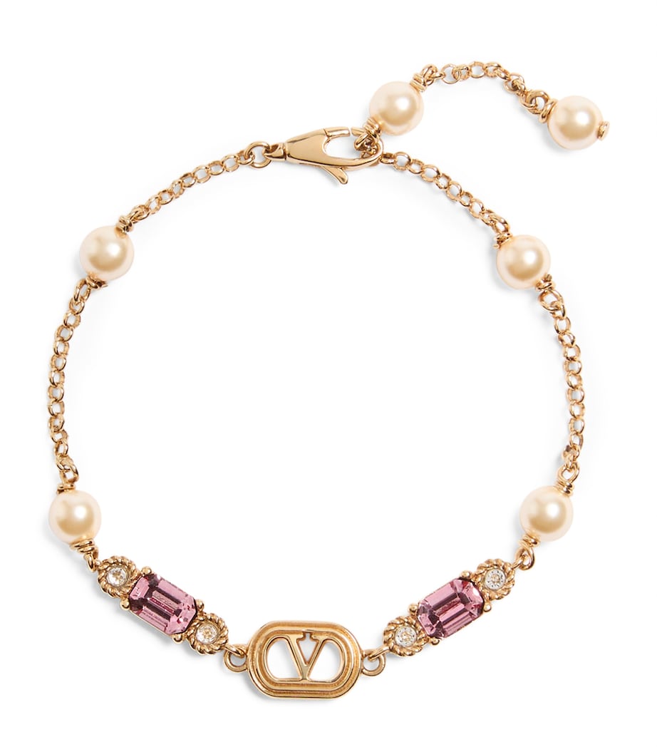 Valentino Garavani Crystal Ovalette bracelet, imported from the UK