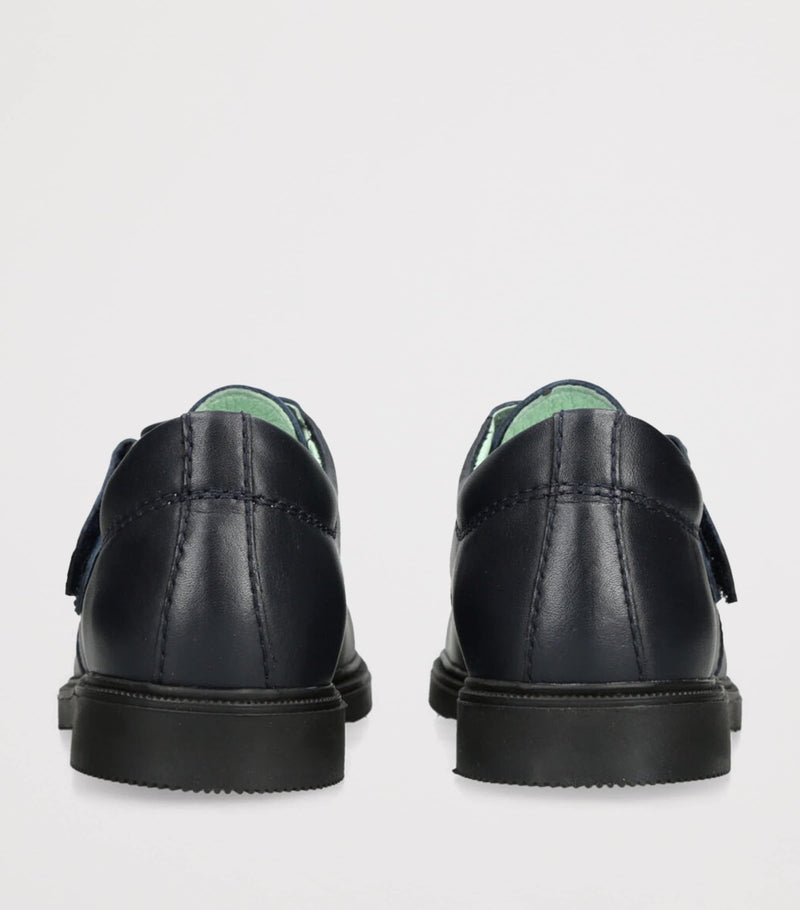 Papouelli Leather Fergus school shoes, imported from the UK