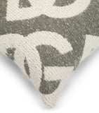 Dolce&Gabbana Casa wool-silk-cashmere logo cushion 50cm x 50cm - British product