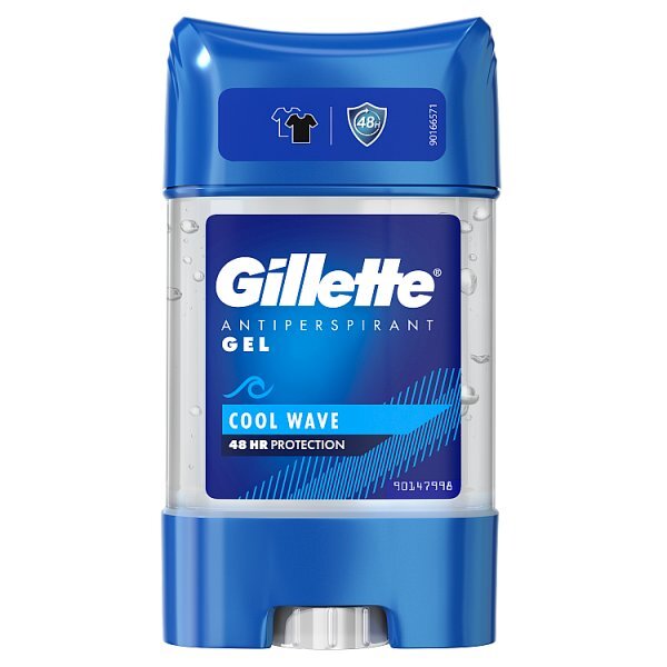 Gillette Antiperspirant Deodorant Clear Gel Cool Wave 70ml GOODS Superdrug   