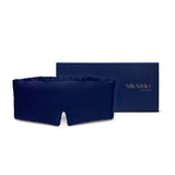 Silk Addict mulberry silk sleep mask navy, UK version