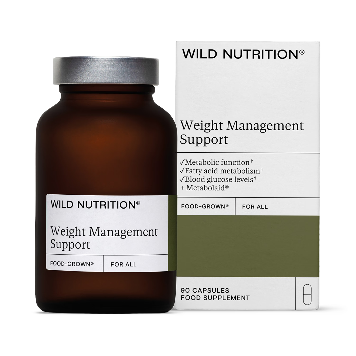 Wild Nutrition weight management support 90 capsules - British product