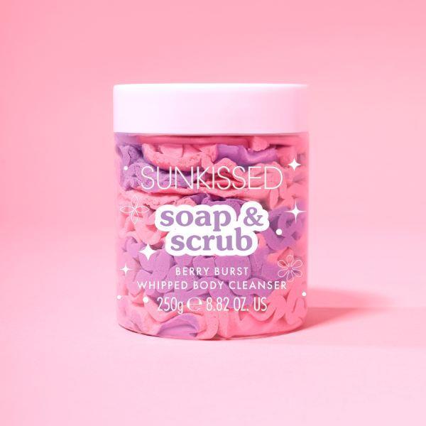 Sunkissed whipped body cleanser Berry Burst 250g, UK version