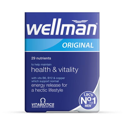 Holland & Barrett Vitabiotics Wellman Men's Multivitamin 30 Tablets- Buy online at McGrocer