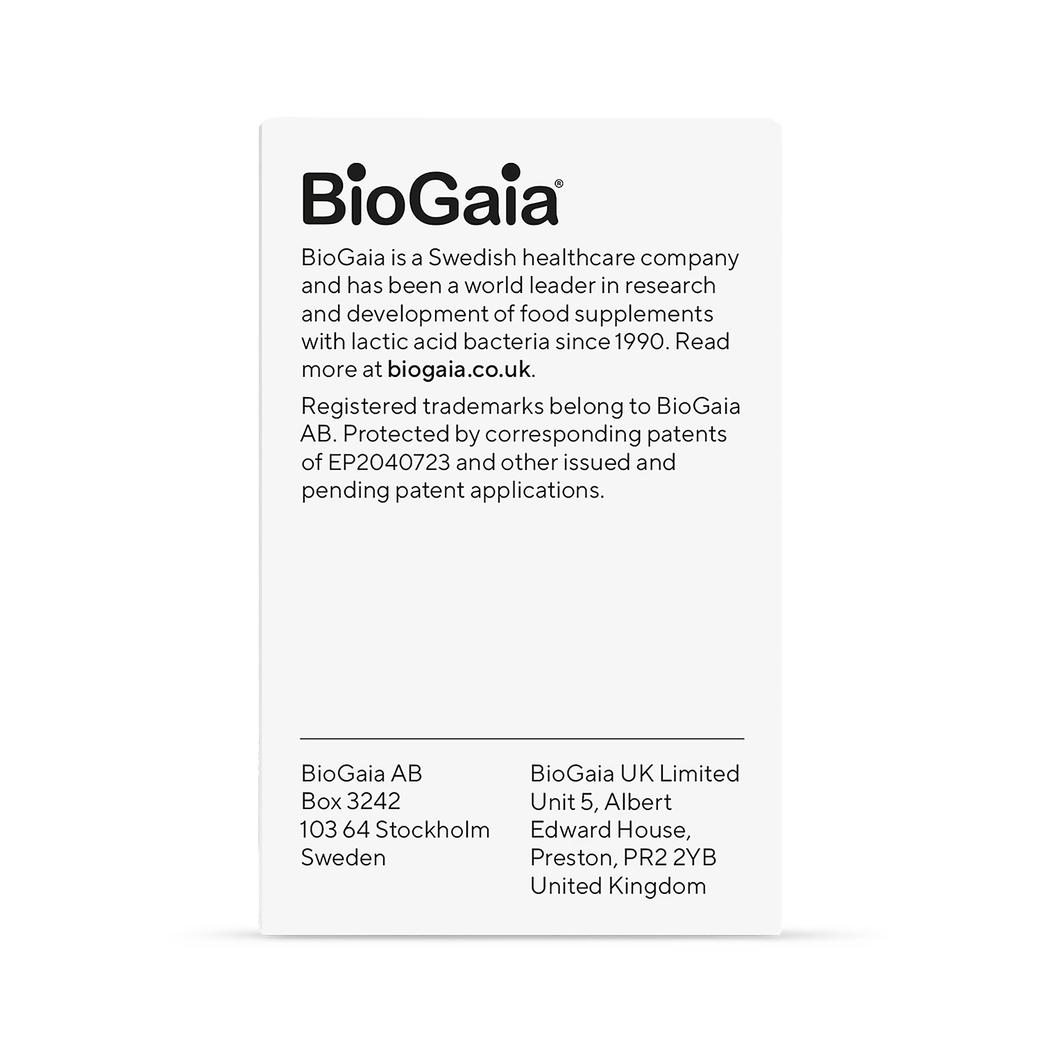 BioGaia probiotic tablets mandarin flavour 30 tablets - British product