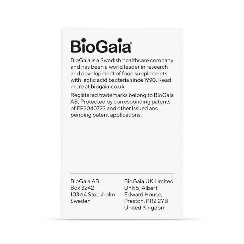 BioGaia probiotic tablets mandarin flavour 30 tablets - British product