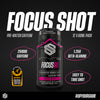 Focus90 energy shots 250mg caffeine 12 pack, imported from the UK