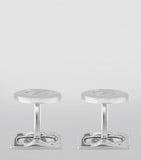 S.T. Dupont Iconic Monogram metal cufflinks, imported from the UK