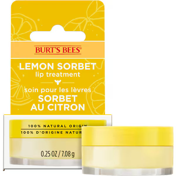 Burt's Bees lip treatment lemon sorbet 7g - British product