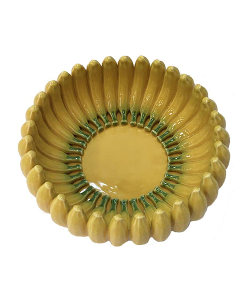 Bordallo Pinheiro banana centrepiece bowl 38cm - British product