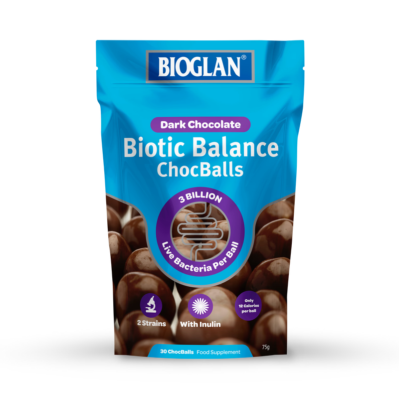 Bioglan probiotic chocolate balls dark flavour 75g - British product