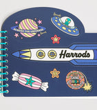 Harrods Pop Rocket notebook, imported from the UK