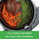 Hamilton Beach Simplifry manual air fryer 4.2L, imported from the UK