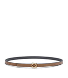 LOEWE reversible Bombe Anagram belt 1cm calfskin leather (British brand)