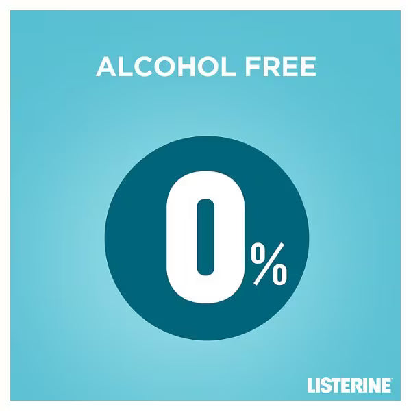 Listerine zero alcohol cool mint mouthwash 500ml, UK version