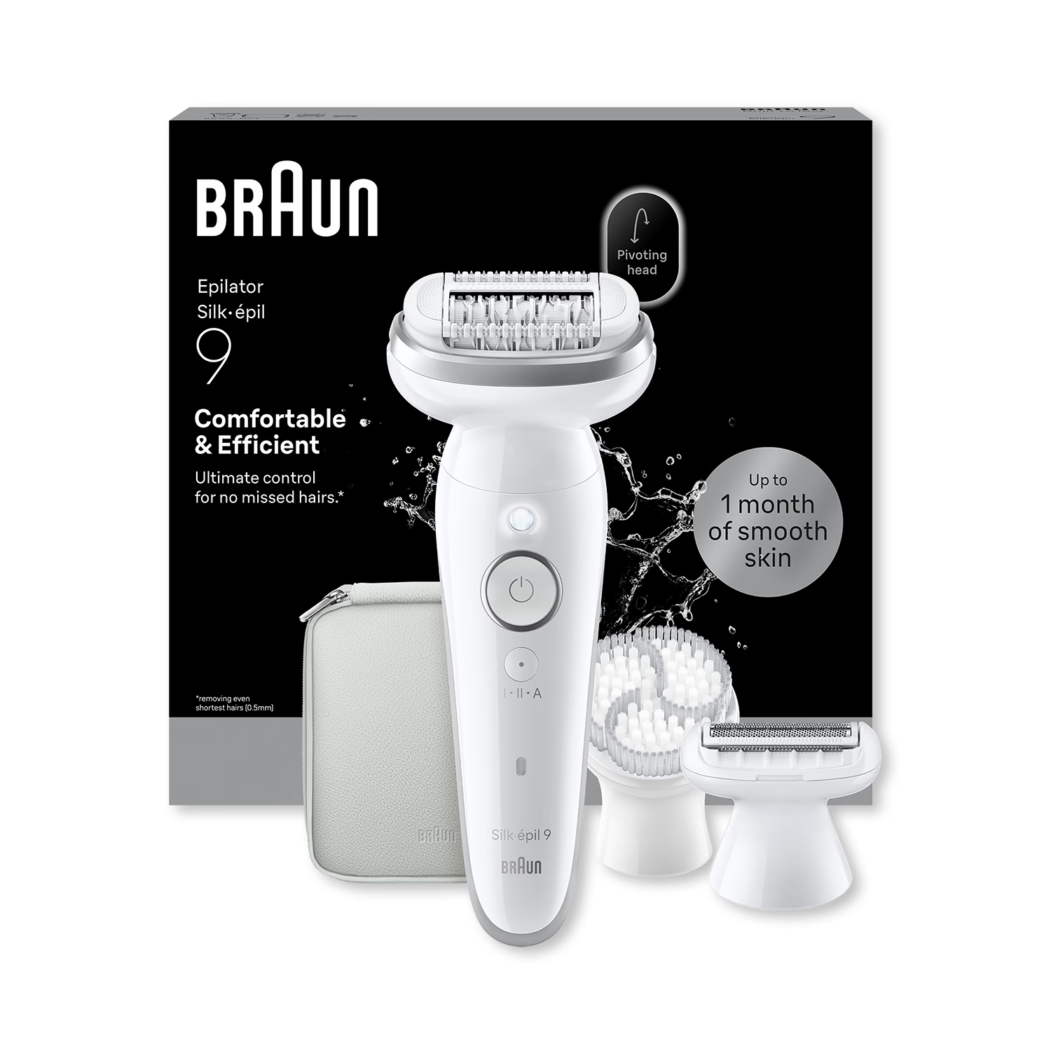Braun Silk·épil 9 wet and dry epilator, UK version