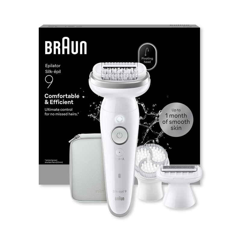 Braun Silk·épil 9 wet and dry epilator, UK version