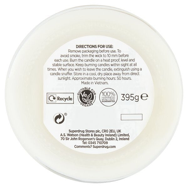 Superdrug Medium Jar Candle Warm Ginger