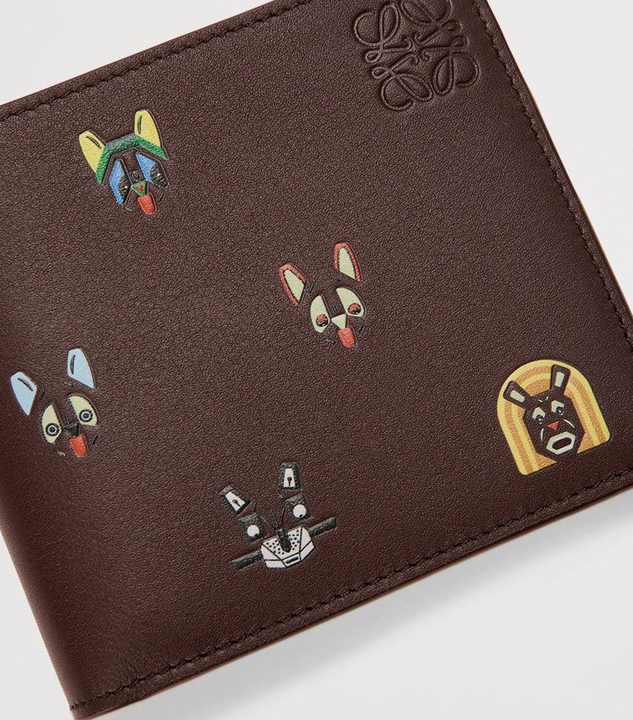 LOEWE cats leather wallet with Louis Wain art (British brand)