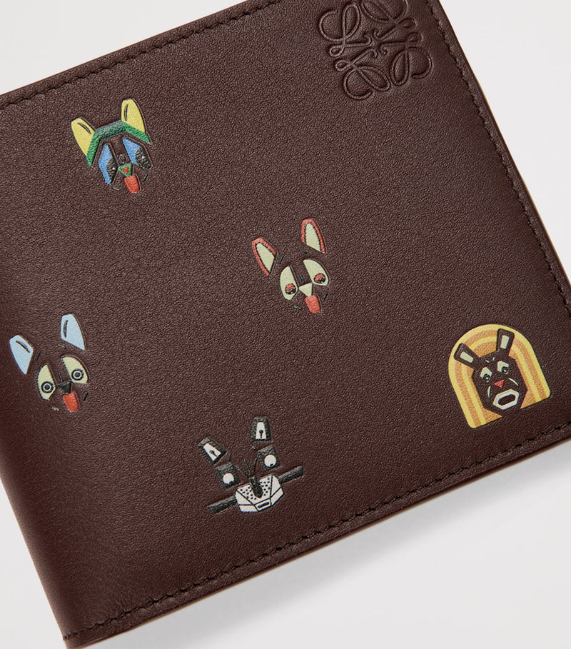 LOEWE cats leather wallet with Louis Wain art (British brand)
