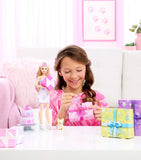 Barbie Party Unboxed doll set with pet and accessories - British product